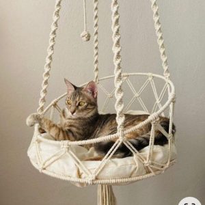 Cama colgante de gato